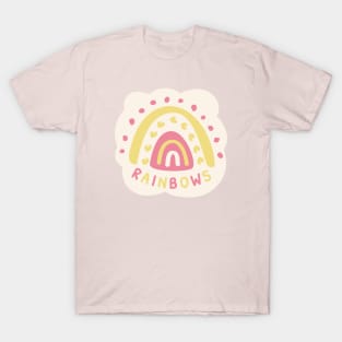 Colorful heart rainbow design T-Shirt